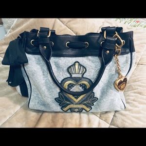 Juicy Couture grey velour